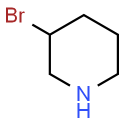 ChemSpider 2D Image | 3-Bromopiperidine | C5H10BrN