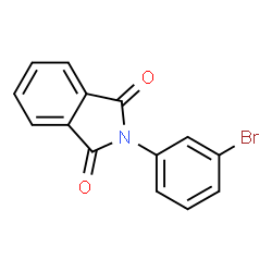 ChemSpider 2D Image | 2-(3-Bromophenyl)-1H-isoindole-1,3(2H)-dione | C14H8BrNO2