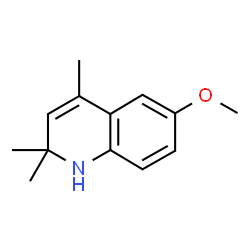 ChemSpider 2D Image | 6-Methoxy-2,2,4-trimethyl-1,2-dihydroquinoline | C13H17NO