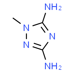 ChemSpider 2D Image | 1-Methyl-1H-1,2,4-triazole-3,5-diamine | C3H7N5