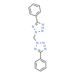 ChemSpider 2D Image | 2,2'-Methylenebis(5-phenyl-2H-tetrazole) | C15H12N8