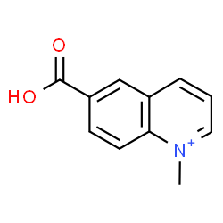 ChemSpider 2D Image | 6-Carboxy-1-methylquinolinium | C11H10NO2