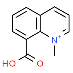 ChemSpider 2D Image | 8-Carboxy-1-methylquinolinium | C11H10NO2