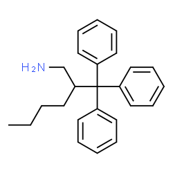 ChemSpider 2D Image | 2-Trityl-1-hexanamine | C25H29N
