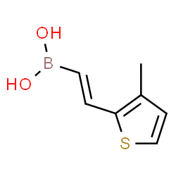 ChemSpider 2D Image | [(E)-2-(3-Methyl-2-thienyl)vinyl]boronic acid | C7H9BO2S