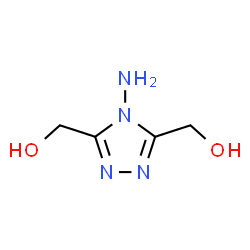 ChemSpider 2D Image | (4-Amino-4H-1,2,4-triazole-3,5-diyl)dimethanol | C4H8N4O2