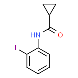 ChemSpider 2D Image | N-(2-Iodophenyl)cyclopropanecarboxamide | C10H10INO