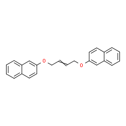 ChemSpider 2D Image | 2,2'-[2-Butene-1,4-diylbis(oxy)]dinaphthalene | C24H20O2