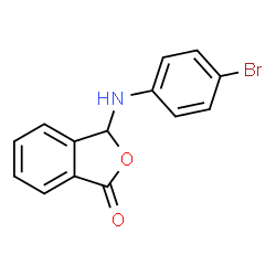 ChemSpider 2D Image | 3-[(4-Bromophenyl)amino]-2-benzofuran-1(3H)-one | C14H10BrNO2