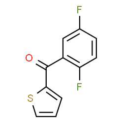 ChemSpider 2D Image | (2,5-Difluorophenyl)(2-thienyl)methanone | C11H6F2OS