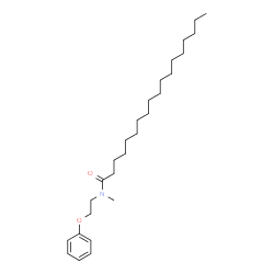 ChemSpider 2D Image | N-Methyl-N-(2-phenoxyethyl)octadecanamide | C27H47NO2