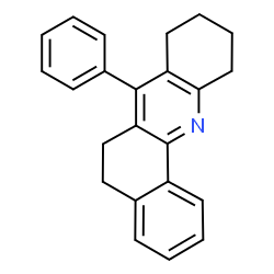 ChemSpider 2D Image | 7-Phenyl-5,6,8,9,10,11-hexahydrobenzo[c]acridine | C23H21N