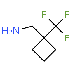 ChemSpider 2D Image | 1-[1-(Trifluoromethyl)cyclobutyl]methanamine | C6H10F3N