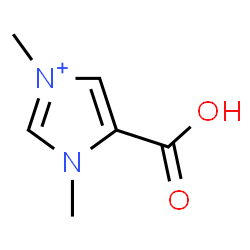 ChemSpider 2D Image | 5-Carboxy-1,3-dimethyl-1H-imidazol-3-ium | C6H9N2O2