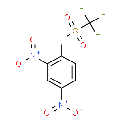 ChemSpider 2D Image | 2,4-Dinitrophenyl trifluoromethanesulfonate | C7H3F3N2O7S