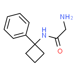 ChemSpider 2D Image | N-(1-Phenylcyclobutyl)glycinamide | C12H16N2O