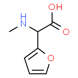 ChemSpider 2D Image | 2-Furyl(methylamino)acetic acid | C7H9NO3