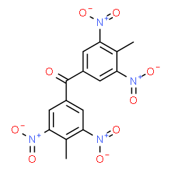 ChemSpider 2D Image | Bis(4-methyl-3,5-dinitrophenyl)methanone | C15H10N4O9