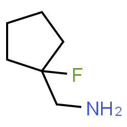 ChemSpider 2D Image | (1-fluorocyclopentyl)methanamine | C6H12FN