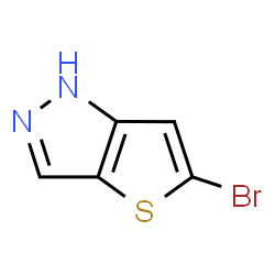 ChemSpider 2D Image | 5-Bromo-1H-thieno[3,2-c]pyrazole | C5H3BrN2S