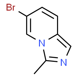ChemSpider 2D Image | 6-Bromo-3-methylimidazo[1,5-a]pyridine | C8H7BrN2