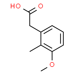 ChemSpider 2D Image | (3-Methoxy-2-methylphenyl)acetic acid | C10H12O3