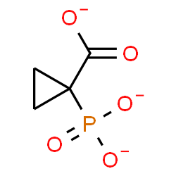 ChemSpider 2D Image | 1-Phosphonatocyclopropanecarboxylate | C4H4O5P