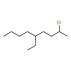 ChemSpider 2D Image | 2-Bromo-5-ethylnonane | C11H23Br