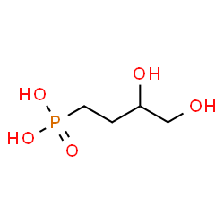 ChemSpider 2D Image | (3,4-Dihydroxybutyl)phosphonic acid | C4H11O5P