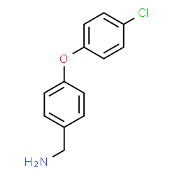 ChemSpider 2D Image | 1-[4-(4-Chlorophenoxy)phenyl]methanamine | C13H12ClNO