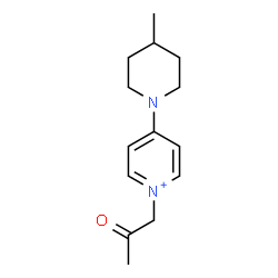 ChemSpider 2D Image | 4-(4-Methyl-1-piperidinyl)-1-(2-oxopropyl)pyridinium | C14H21N2O