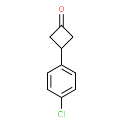 ChemSpider 2D Image | 3-(4-Chlorophenyl)cyclobutanone | C10H9ClO