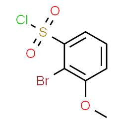 ChemSpider 2D Image | 2-Bromo-3-methoxybenzenesulfonyl chloride | C7H6BrClO3S