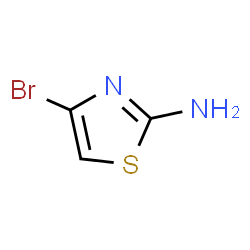 ChemSpider 2D Image | 2-Amino-4-bromothiazole | C3H3BrN2S