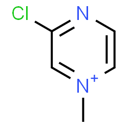 ChemSpider 2D Image | 3-Chloro-1-methylpyrazin-1-ium | C5H6ClN2