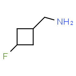 ChemSpider 2D Image | 1-(3-Fluorocyclobutyl)methanamine | C5H10FN
