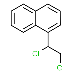 ChemSpider 2D Image | 1-(1,2-Dichloroethyl)naphthalene | C12H10Cl2