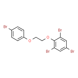 ChemSpider 2D Image | 1,3,5-Tribromo-2-[2-(4-bromophenoxy)ethoxy]benzene | C14H10Br4O2