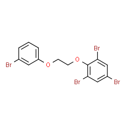 ChemSpider 2D Image | 1,3,5-Tribromo-2-[2-(3-bromophenoxy)ethoxy]benzene | C14H10Br4O2