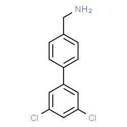 ChemSpider 2D Image | 1-(3',5'-Dichloro-4-biphenylyl)methanamine | C13H11Cl2N
