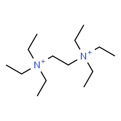 ChemSpider 2D Image | N,N,N,N',N',N'-Hexaethyl-1,2-ethanediaminium | C14H34N2