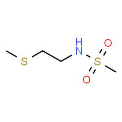 ChemSpider 2D Image | N-[2-(Methylsulfanyl)ethyl]methanesulfonamide | C4H11NO2S2