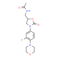 ChemSpider 2D Image | rac-Linezolid | C16H20FN3O4