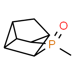 ChemSpider 2D Image | 4-Methyl-4-phosphatetracyclo[3.3.0.0~2,8~.0~3,6~]octane 4-oxide | C8H11OP