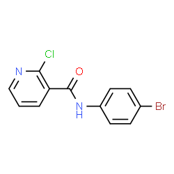 ChemSpider 2D Image | N-(4-Bromophenyl)-2-chloronicotinamide | C12H8BrClN2O