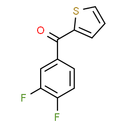 ChemSpider 2D Image | (3,4-Difluorophenyl)(2-thienyl)methanone | C11H6F2OS