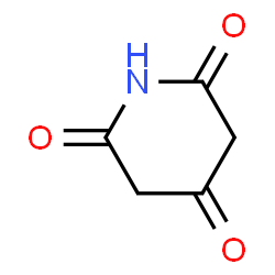 ChemSpider 2D Image | 2,4,6-Piperidinetrione | C5H5NO3