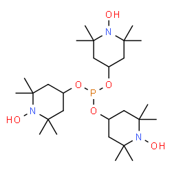ChemSpider 2D Image | Tris(1-hydroxy-2,2,6,6-tetramethyl-4-piperidinyl) phosphite | C27H54N3O6P