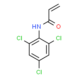 ChemSpider 2D Image | N-(2,4,6-Trichlorophenyl)acrylamide | C9H6Cl3NO