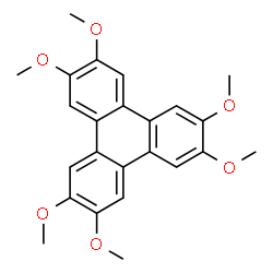 ChemSpider 2D Image | 2,3,6,7,10,11-HEXAMETHOXYTRIPHENYLENE | C24H24O6